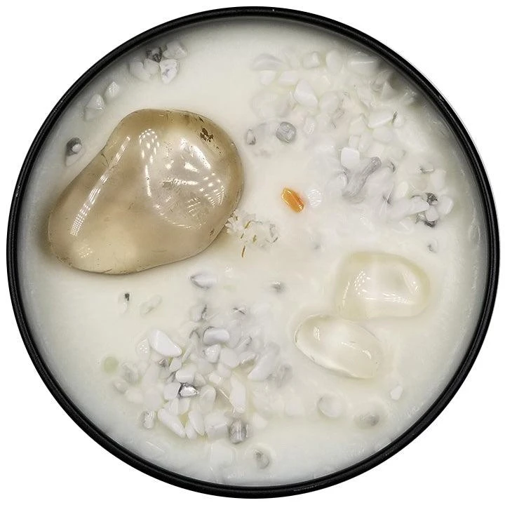 Rebels And Outlaws | White Light, White Heat Candle 8oz 1 Rebels And Outlaws | White Light, White Heat Candle 8oz