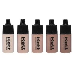 Kett Hydro Foundation Trial Pack (5 Count Of 6ml Bottles) 5 Kett Hydro Foundation Trial Pack (5 Count Of 6ml Bottles) -Camera Ready Cosmetics ruby trial set