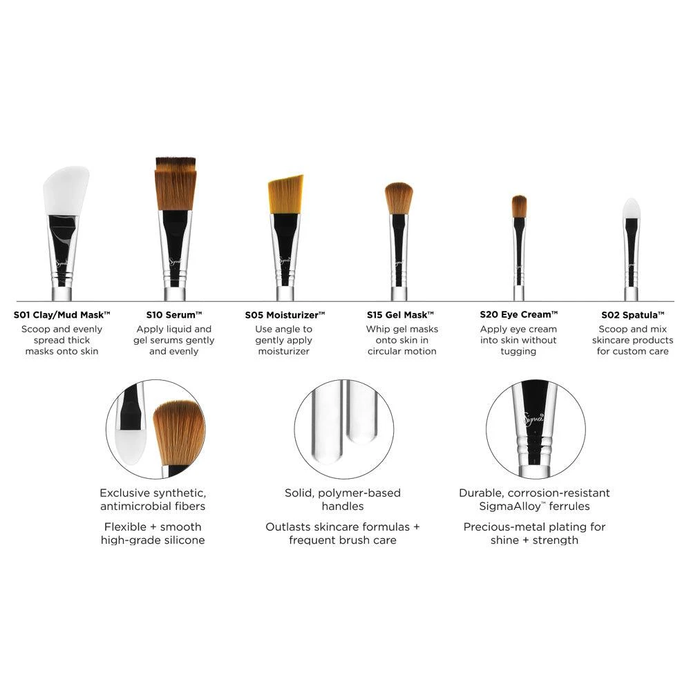 Sigma Skincare Brush Set 3 Sigma Skincare Brush Set - Image 3