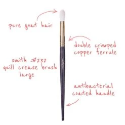 Smith Cosmetics 232 Quill Crease Brush Large -Camera Ready Cosmetics smith cosmetics 232