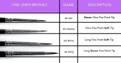 SUVA Beauty Six Thirty Liner Brush 7 SUVA Beauty Six Thirty Liner Brush -Camera Ready Cosmetics suva beauty Fin Liner Brush Chart small 8bc26f69 29a3 4dba b62b 150a0175b3b2