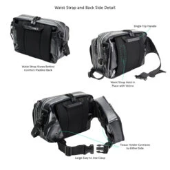 The Makeup Light Vivian's Set Bag 11 The Makeup Light Vivian's Set Bag -Camera Ready Cosmetics the makeup light VSetBag Prod WStrap Annot 2K