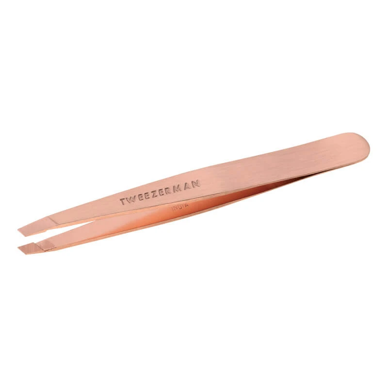 Tweezerman Rose Gold Slant Tweezer 1 Tweezerman Rose Gold Slant Tweezer