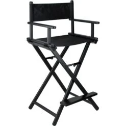 Just Case Aluminum Director Folding Portable Makeup Artist Chair