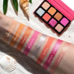 Viseart Petit Pro Eyeshadow Palette Chou Chou 7 Viseart Petit Pro Eyeshadow Palette Chou Chou -Camera Ready Cosmetics viseart PP6 Swatches light labeled