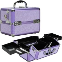 Just Case 4-Tiers Cantilever Trays Makeup Case (VK004)
