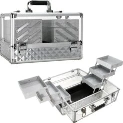 Just Case Armored Acrylic 6 Tier Pro Makeup Case (JMP002)