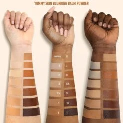 Danessa Myricks Beauty Yummy Skin Blurring Balm Powder -Camera Ready Cosmetics yummy blurring balm powder arm swatch 1