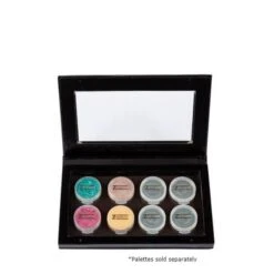 Z-Palette Travel Jars 8 Pack (Small) 6 Z-Palette Travel Jars 8 Pack (Small) -Camera Ready Cosmetics z palette small jar palette example